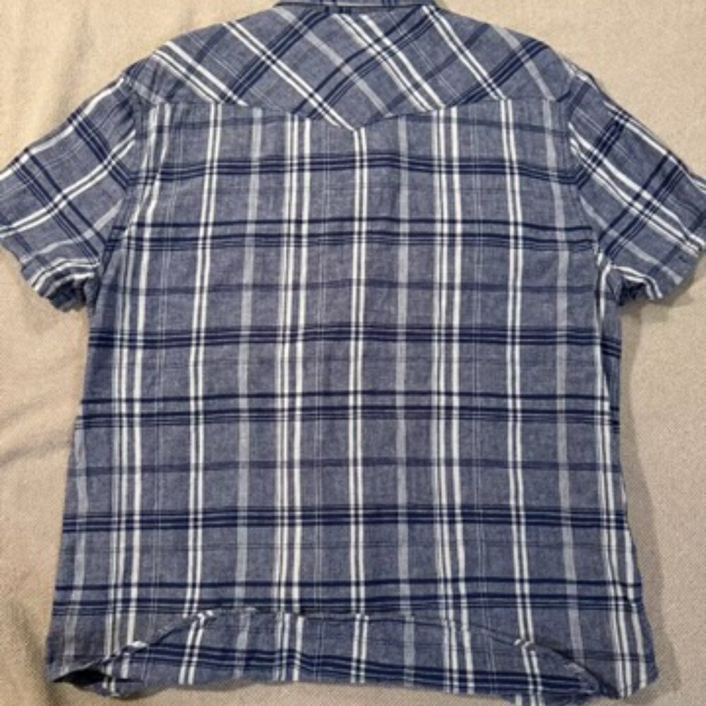 Lucky Brand Short Sleeve Plaid Shirt - Picture 5 of 5